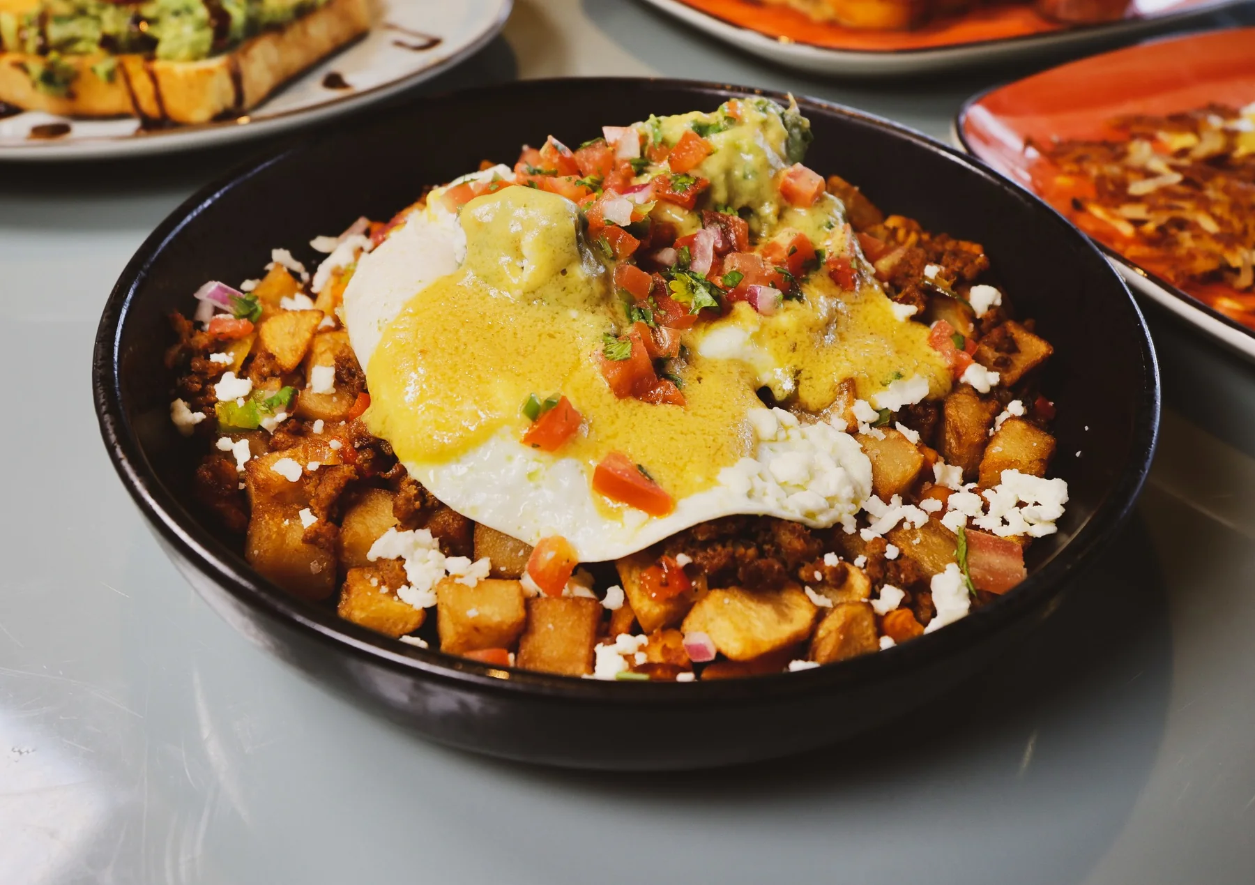 Brunch bowl commercial photography for The Morning Post