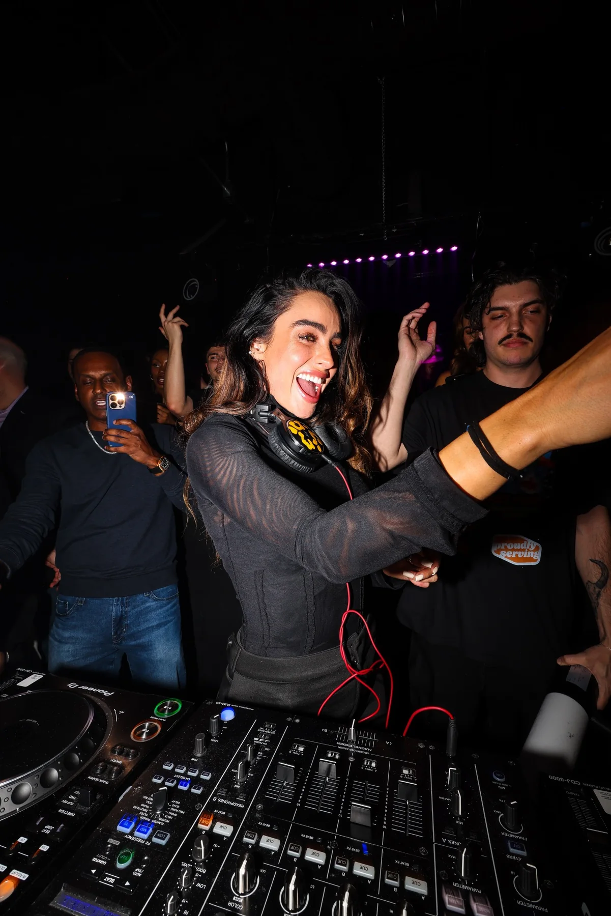 Sommer Ray DJing at a live event