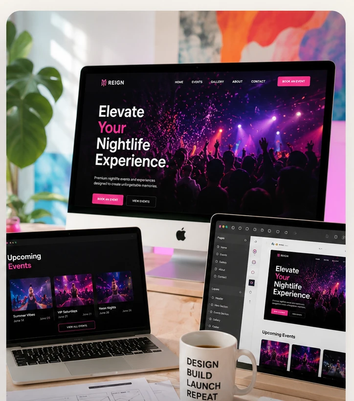 Website design and digital content